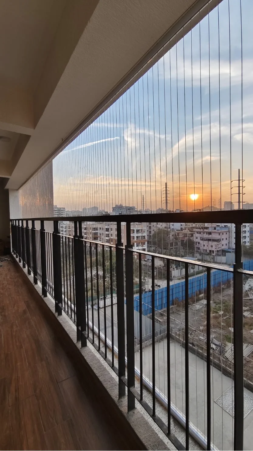 Invisible grill for balcony Chennai