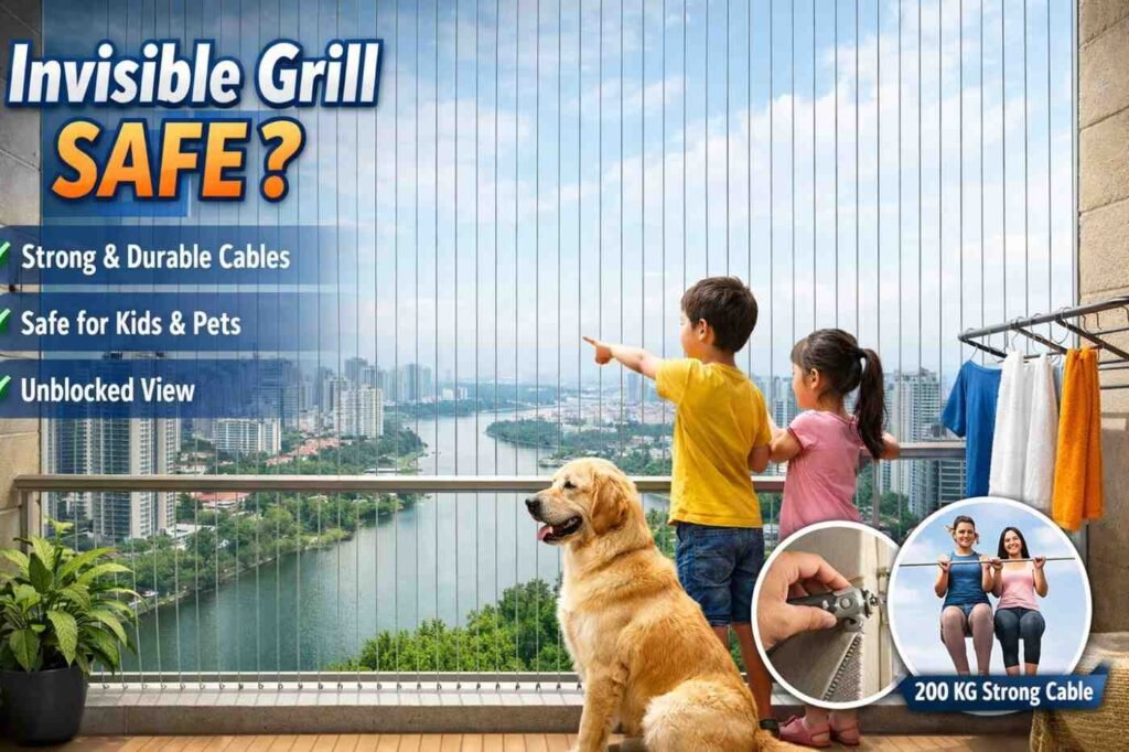 Invisible grill installation Chennai