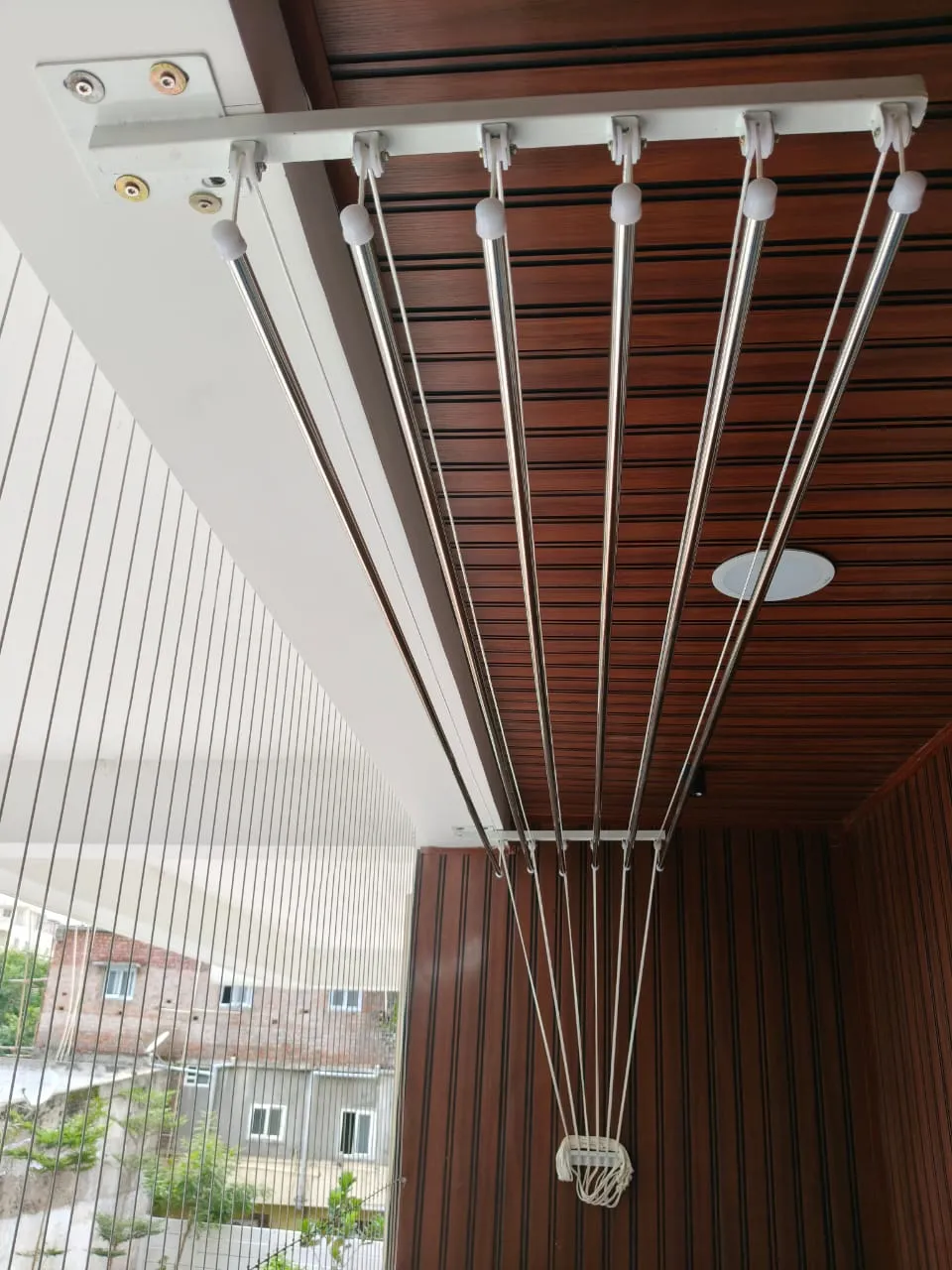 Space saving balcony cloth hanger Chennai