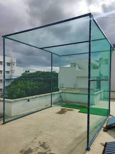 Terrace cricket net installation Chennai